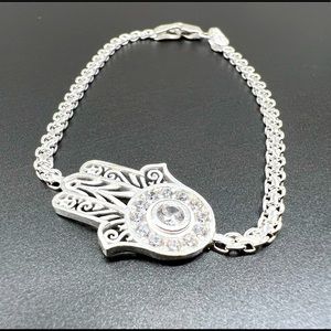 Silver bracelet IMPORTED SILVER 925 STAMPED AND CERTIFIED.